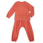 Pyjama CES Geo red