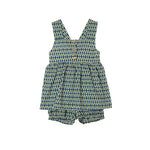 Pyjama CAT Geo blue