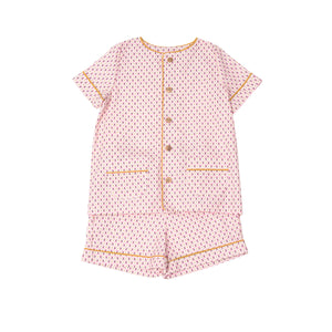 Pyjama GAB Pink / live Mustard Geometric