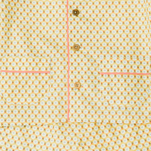 Pyjama GAB Mustard / live Coral Geometric