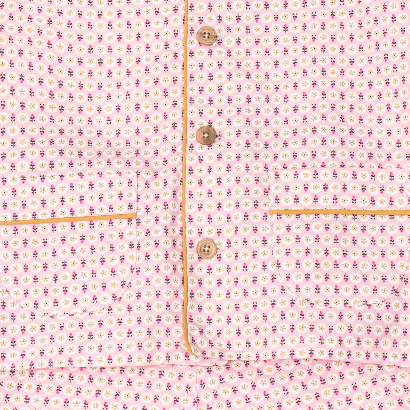 Pyjama GAB Pink / live Mustard Geometric